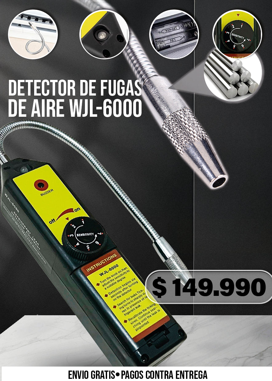 DETECTOR DE FUGAS DE AIRE WJL-6000