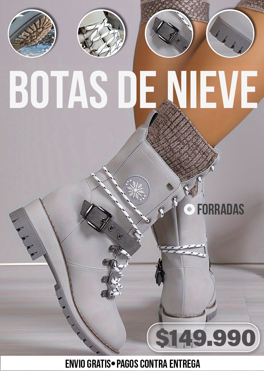 BOTAS DE NIEVE FORRADAS