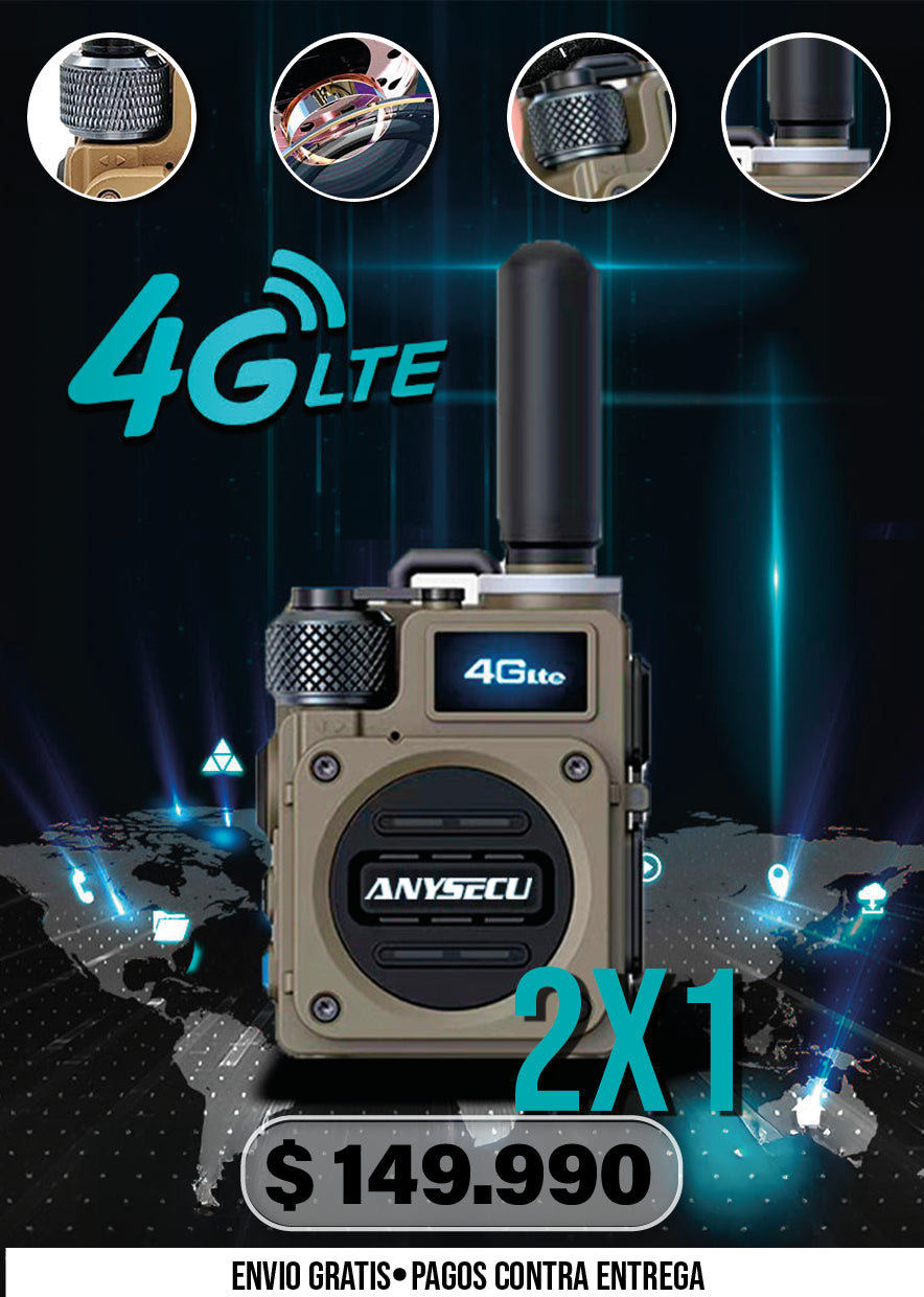 RADIO PORTÁTIL CON RED IP 4G LTE