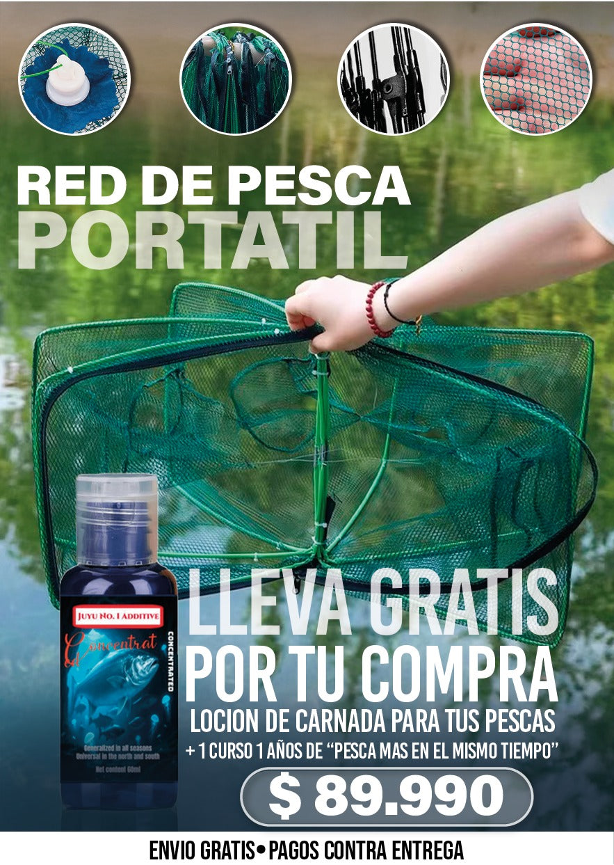 RED DE PESCA PORTATIL